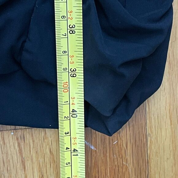 CHIARA BONI La Petite Robe Ruched Halter Dress Size 50 US 12 Black Party Holiday - Picture 8 of 9